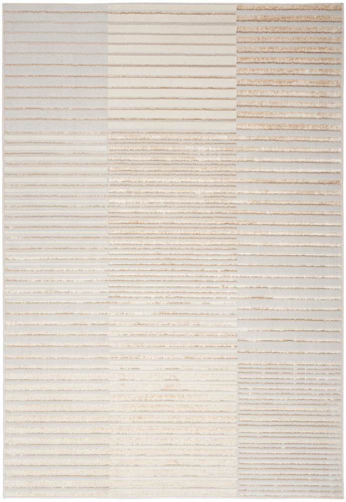 Brushstrokes Beige Silver BGESV