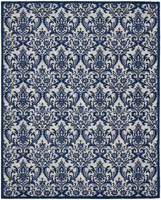 Damask Ivory/Navy IVNAV